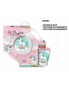 unicorno-set-3pz-2piatti+bicc.-microonde