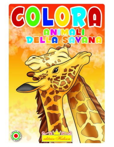 colora-animali-della-savana-libro-didatt