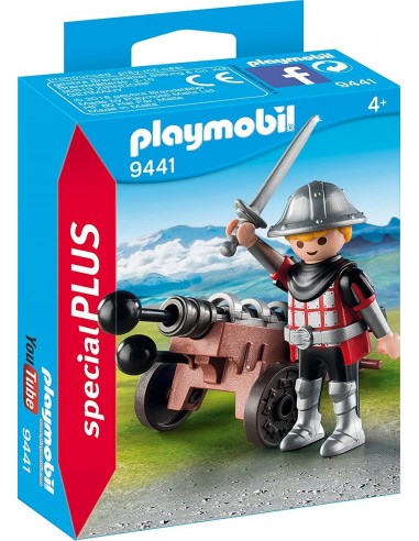 playmobil-cavaliere-c/cannone